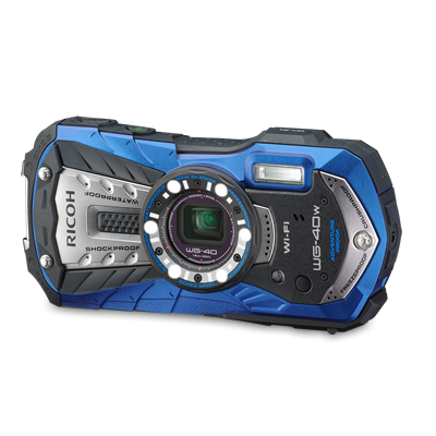 リコーデジタルカメラWG-40W　ブルー