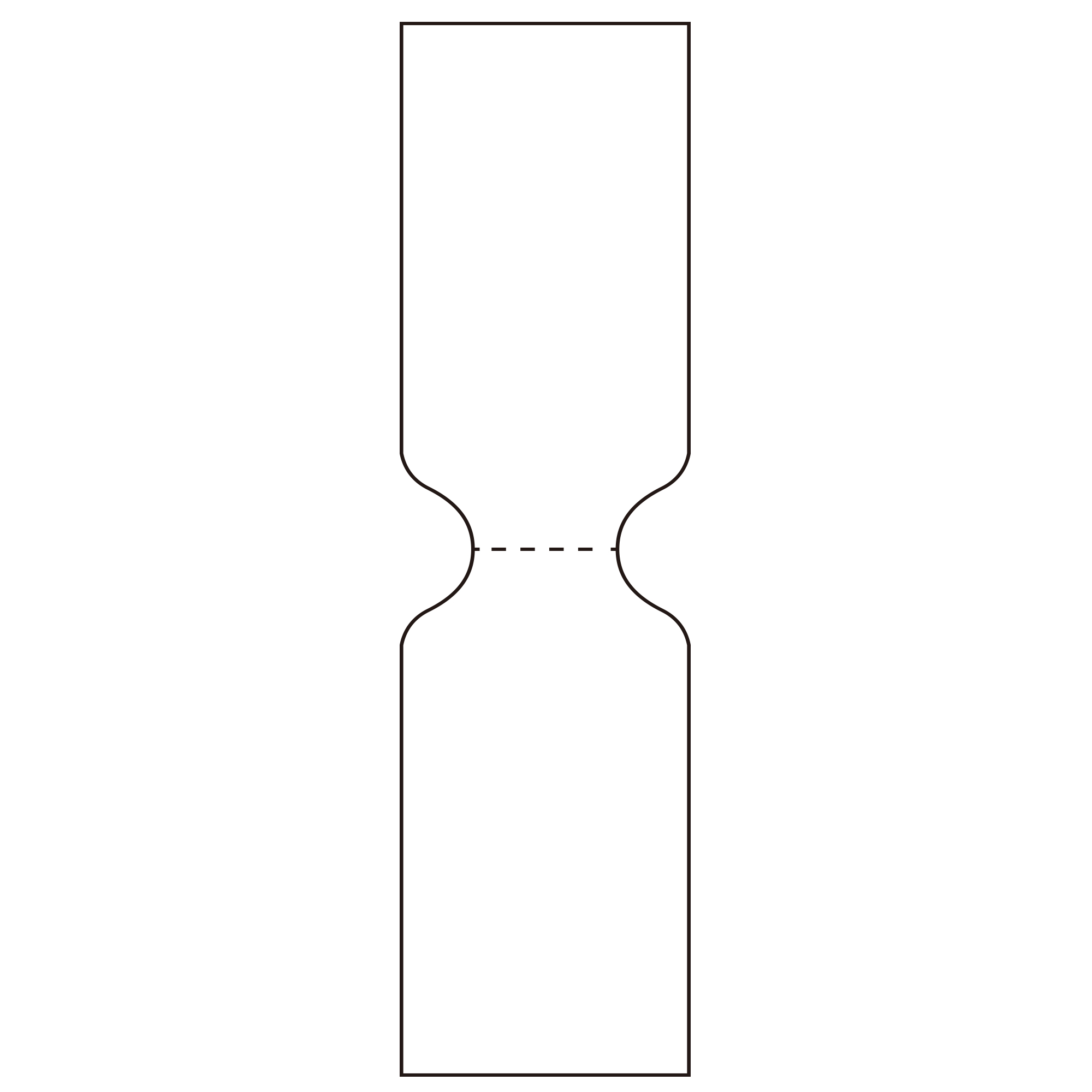 ケーブルタグステッカータイプ 二つ折式 白地